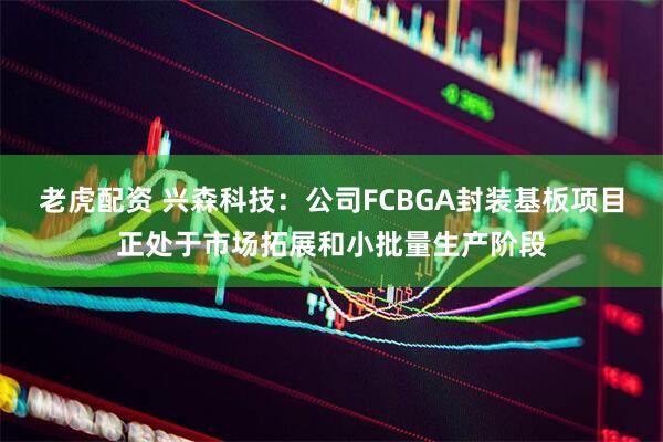 老虎配资 兴森科技：公司FCBGA封装基板项目正处于市场拓展和小批量生产阶段